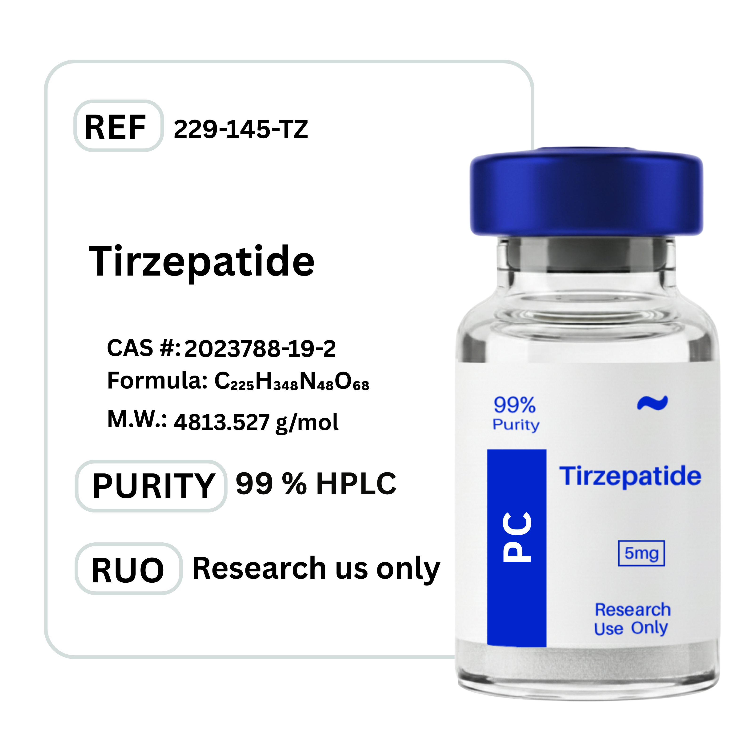 5mg tirzepatide injectable peptide Mechanism of Action & Pharmacokinetics Mechanism of Action Tirzepatide is the first dual GIP/GLP-1 receptor agonist. Activates both: - Glucose-Dependent Insulinotropic Polypeptide (GIP) receptors Tirzepatide Fort Saskatchewan Peptides
